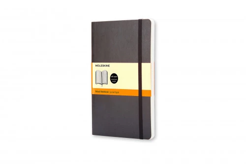 LIBRETA CLASICA TAPA BLANDA NEGRA P (9X14CM) RAYADA MOLESKINE QP611