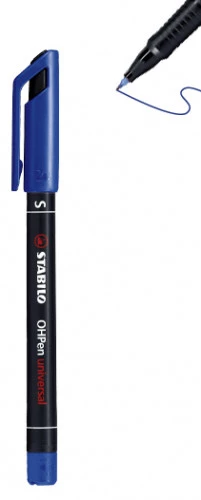 ESTUCHE 4 MARCADORES PERMANENTE P.SUPERFINA SURTIDO OHPEN UNIVERSAL 0,4MM. STABILO 841/4
