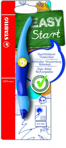 ROLLER ERGONOMICO PUNTA 0,3MM. EASYORIGINAL PARA ZURDOS + RECARGA AZUL STABILO B-46834-3