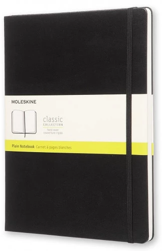 LIBRETA CLASICA TAPA DURA NEGRA XL (19X25CM) LISA MOLESKINE QP092